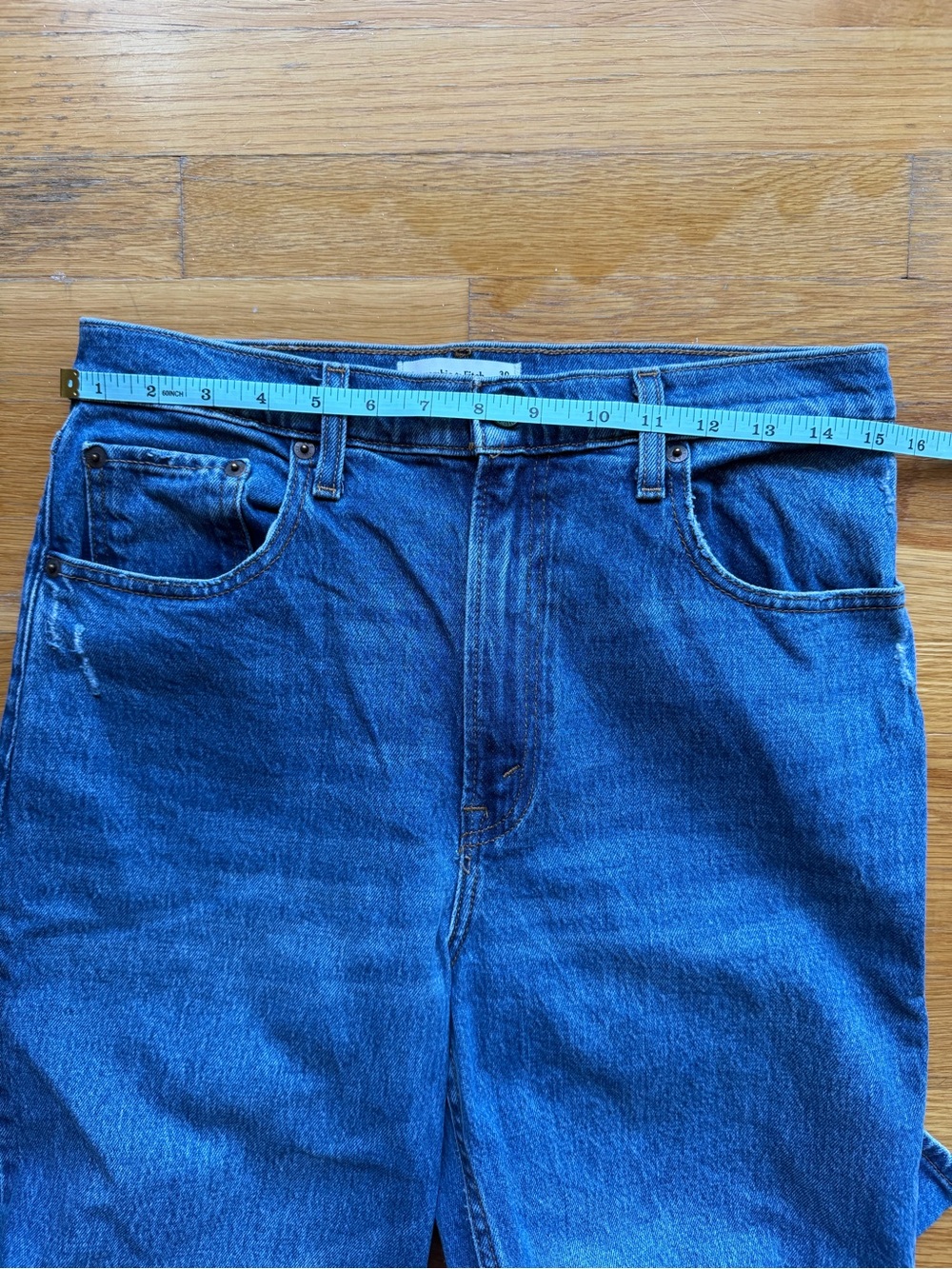 Abercrombie & Fitch The ‘90s Straight Ultra High Rise Ripped Women’s -Size 10 - Picture 4 of 5